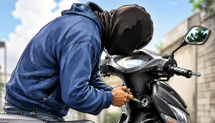 Terekam CCTV Masjid, Pencuri Motor Yamaha Mio di Bontang Dibekuk di Kutim