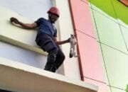 Terjebak Tiga Hari di Ketinggian, Kucing di Bontang Utara Diselamatkan Tim Damkar