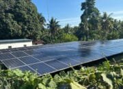 Panel surya untuk mendukung listrik komunal Pulau Miang