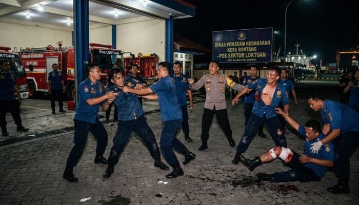 Perkelahian Antar Petugas Damkar di Pos Loktuan Bontang Berujung Penikaman