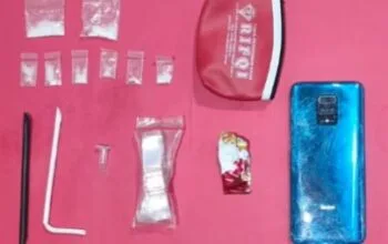 Polisi Gerebek Rumah Kontrakan di Satimpo, 8 Paket Diduga Sabu Ditemukan