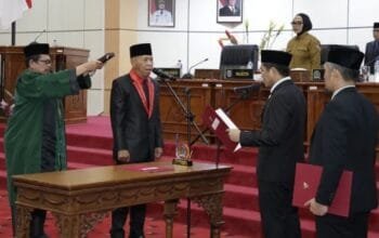 Kursi DPRD Bontang Kembali Lengkap, Sudiyo Resmi Gantikan Almarhum Maming