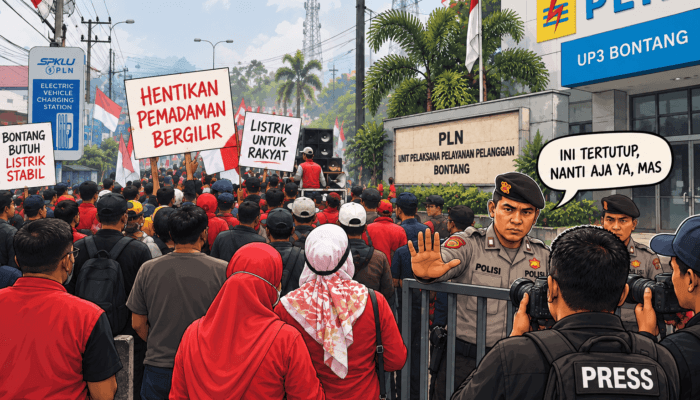 OPINI: PLN Oknum Polisi Diduga Larang Wartawan Meliput, Jangan Anggap Sepele UU Pers