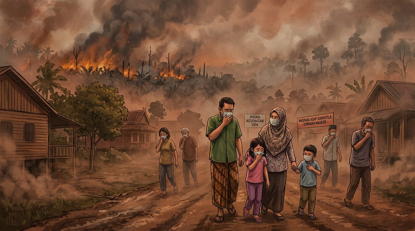 Kasus ISPA di Kaltim Tembus 322 Ribu