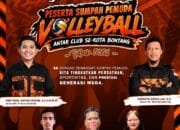 48 Tim Voli se-Bontang Berebut Gelar Juara Turnamen Pemuda Pancasila