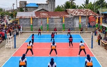 Dari Lapangan Voli, Pemuda Bontang Hidupkan Semangat Sumpah Pemuda