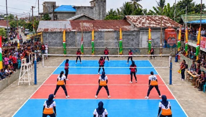 Dari Lapangan Voli, Pemuda Bontang Hidupkan Semangat Sumpah Pemuda