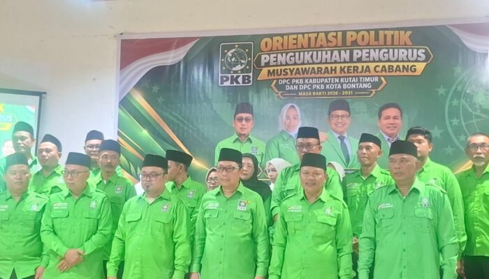 Pengurus PKB Bontang Dilantik, Firman Perkuat Konsolidasi Politik