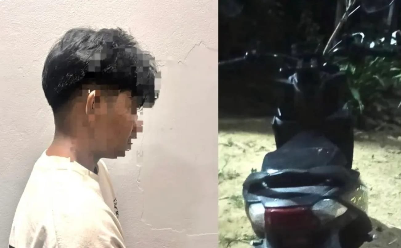 Sehari Setelah Motor Raib, Pria 26 Tahun Ditangkap Polisi di Kubar