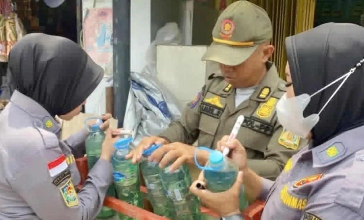 24 Pedagang BBM Subsidi Ditertibkan di Balikpapan, 298,5 Liter Diamankan