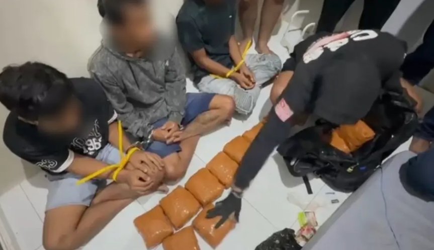Polisi Sita 12,61 Kg Sabu di Samarinda, Tiga Orang Diamankan