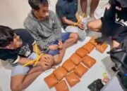 Tiga Pria Ditangkap, 12,5 Kg Sabu Disita dari Kamar Kos di Samarinda