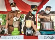 339 Gram Sabu hingga 11 Senjata Tajam Dimusnahkan Kejari Balikpapan