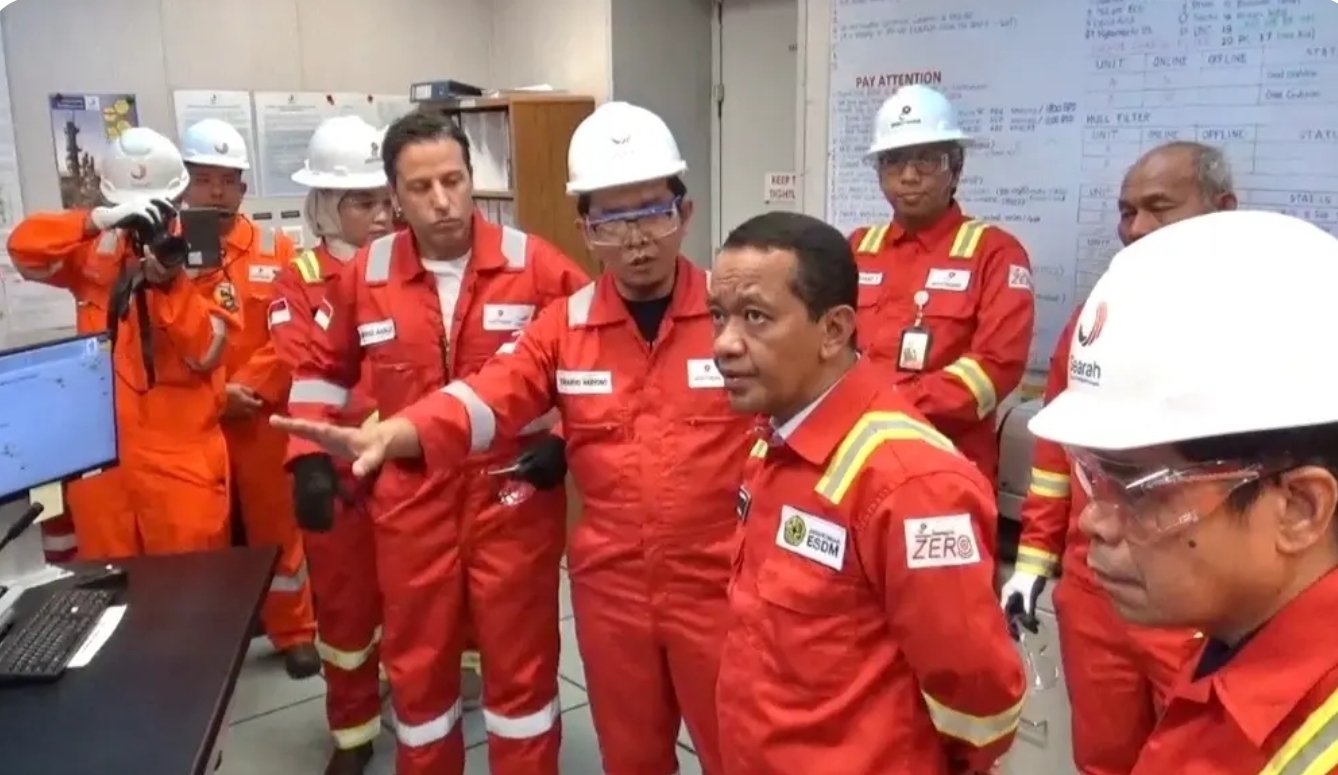 Bahlil Resmikan Tambahan Pasokan Gas dari Kaltim, Lapangan Maha Segera Produksi