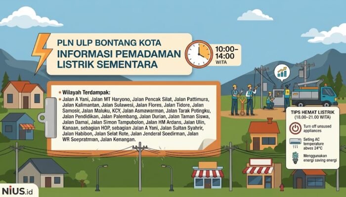 Sejumlah Wilayah Bontang Terdampak Pemadaman Listrik Hari Ini, Berikut Daftarnya