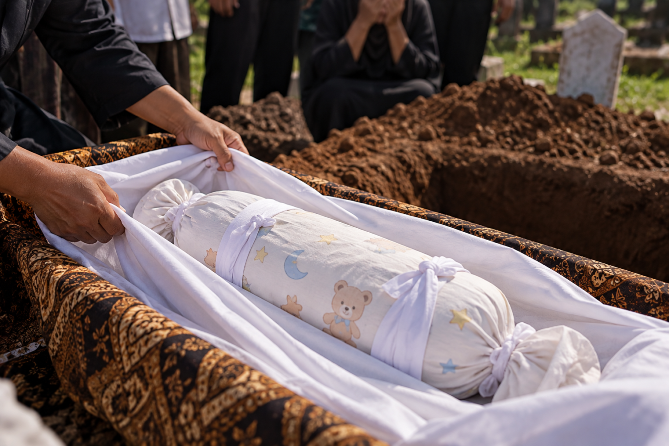 Heboh Dugaan Jenazah Bayi Diganti Bantal di Bontang